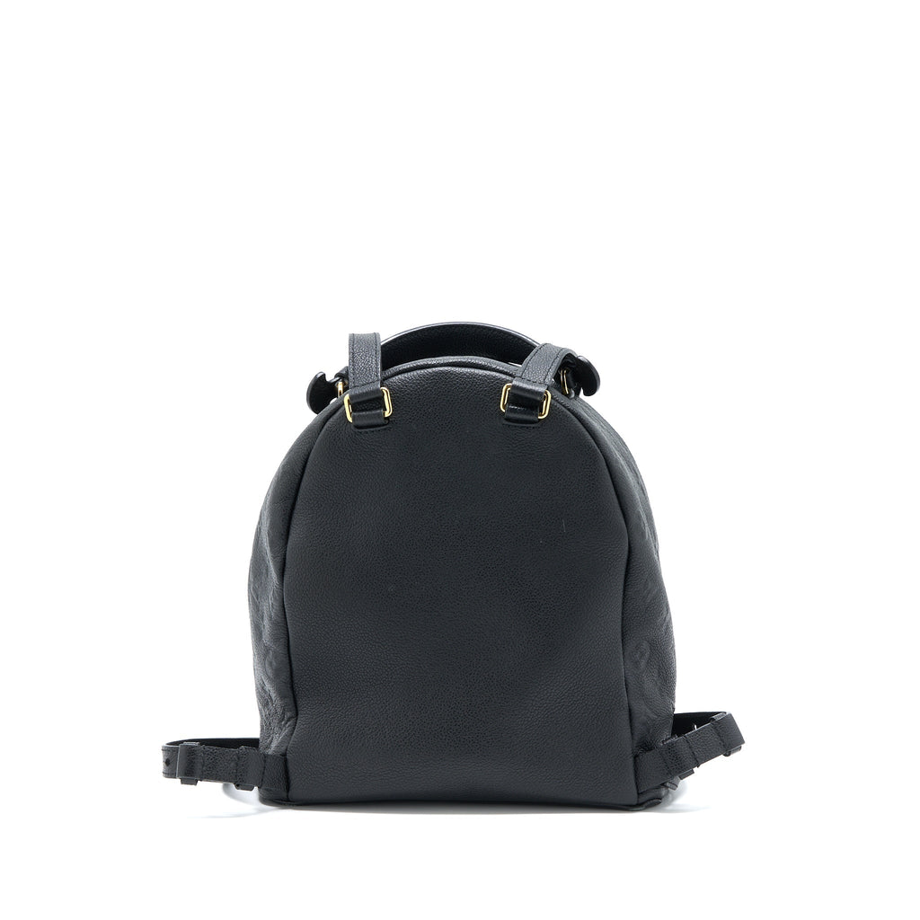 LOUIS VUITTON SORBONNE BACKPACK MONOGRAM EMPREINTE BLACK GHW