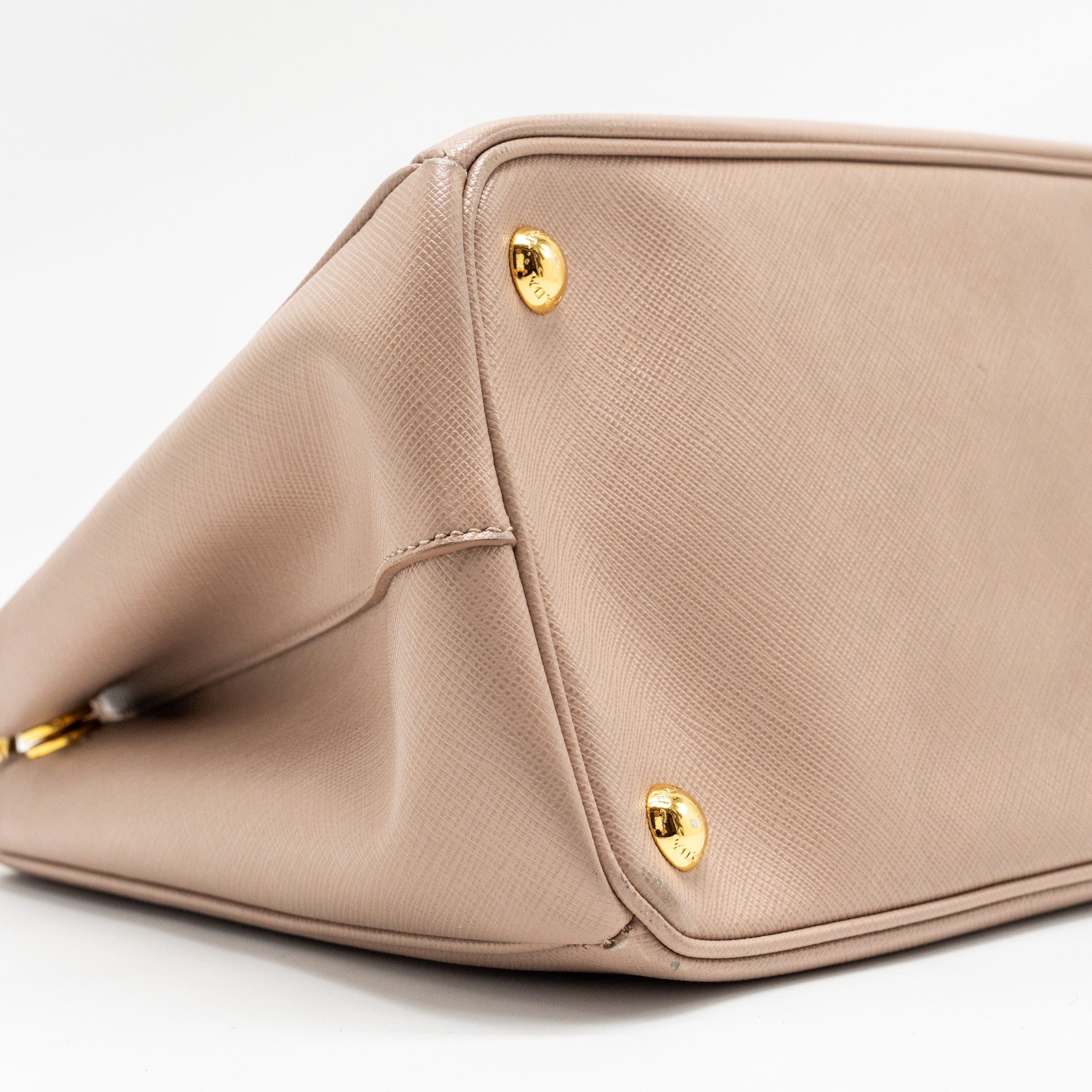 PRADA SAFFIANO TOTE BAG LIGHT PINK GHW