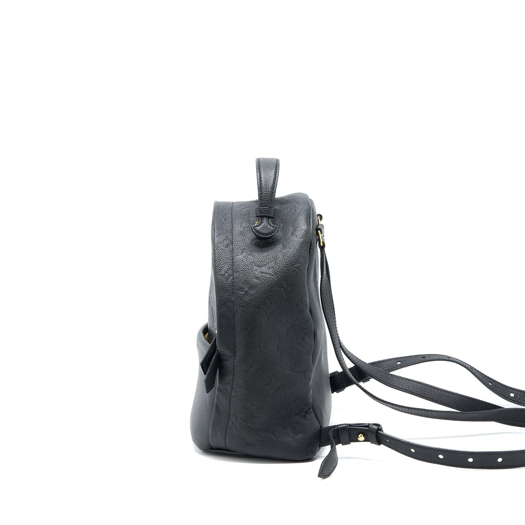 LOUIS VUITTON SORBONNE BACKPACK MONOGRAM EMPREINTE BLACK GHW