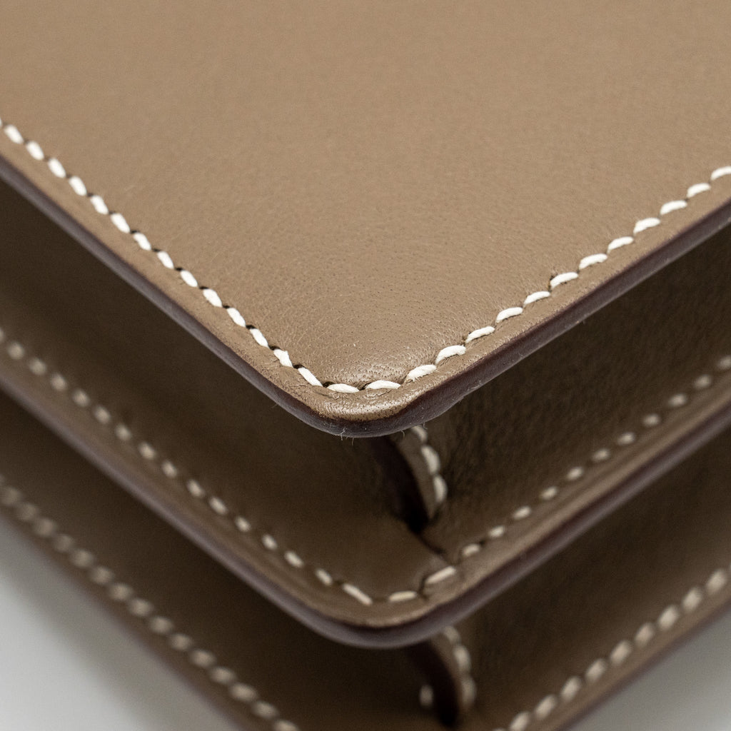 HERMES MINI ROULIS SWIFT ETOUPE LGHW