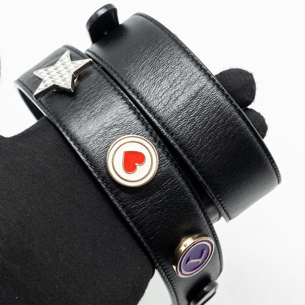 DIOR SMALL MY ABC LADY DIOR LAMBSKIN BLACK GHW