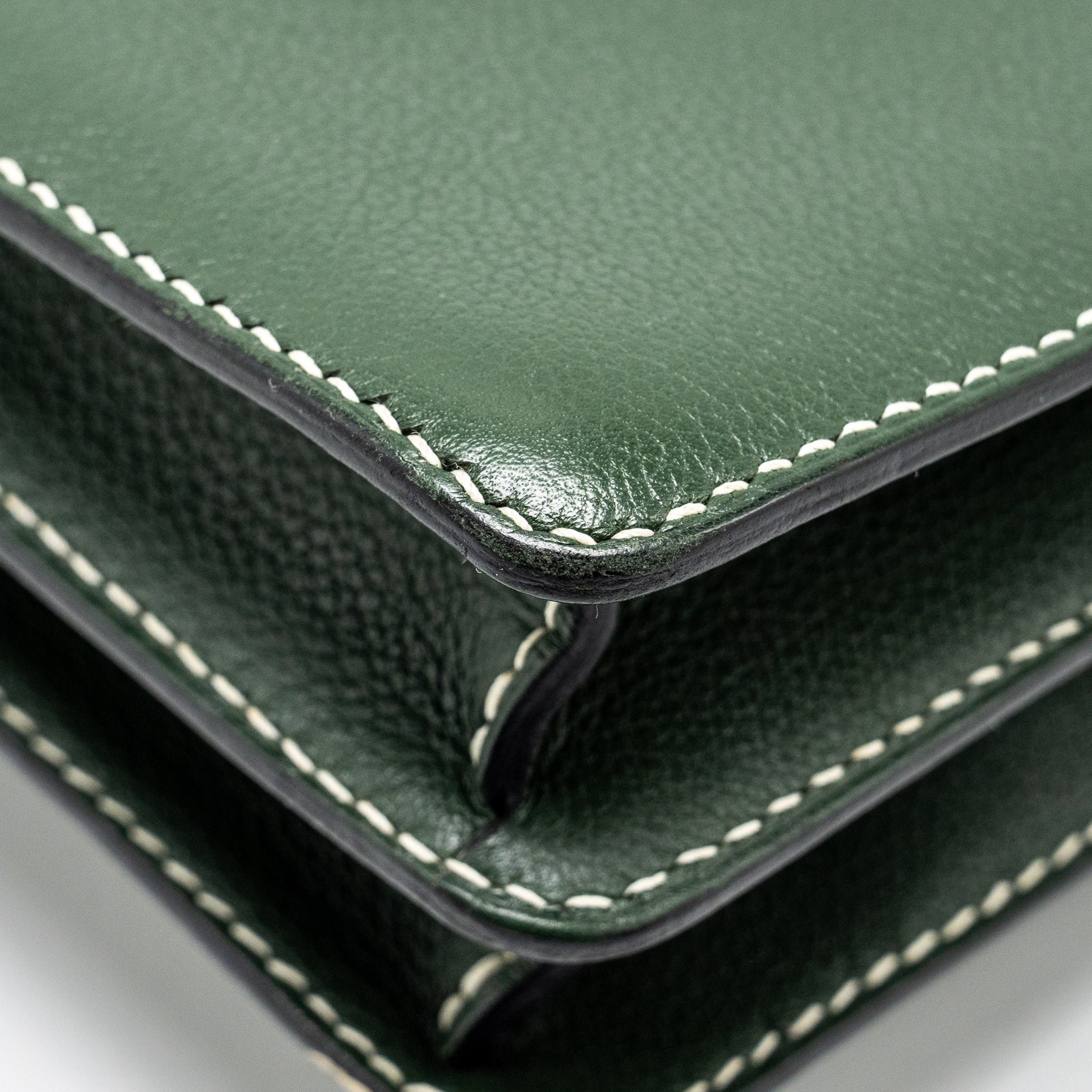 HERMES ROULIS 23 EVERCOLOR VERT CYPRES GHW