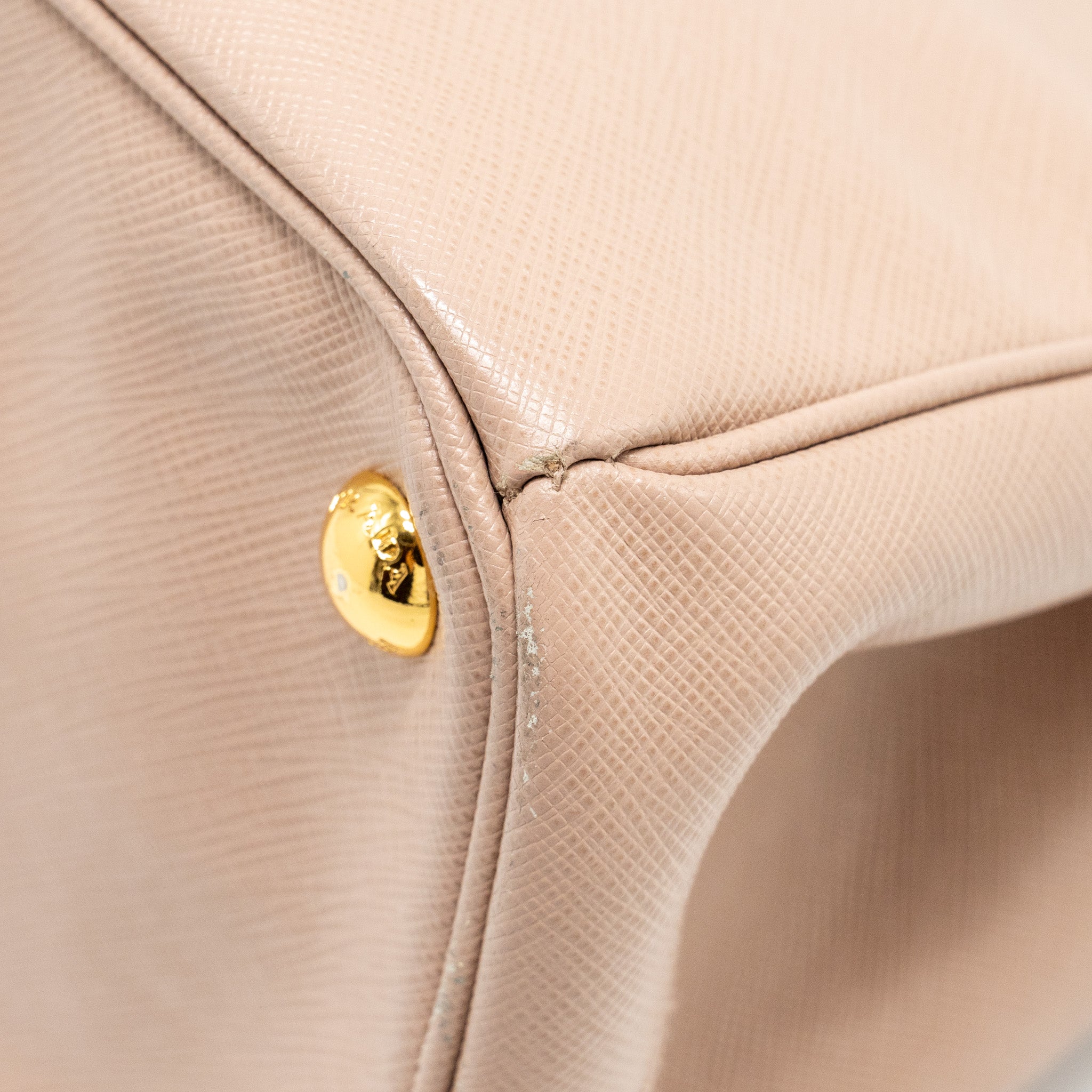 PRADA SAFFIANO TOTE BAG LIGHT PINK GHW