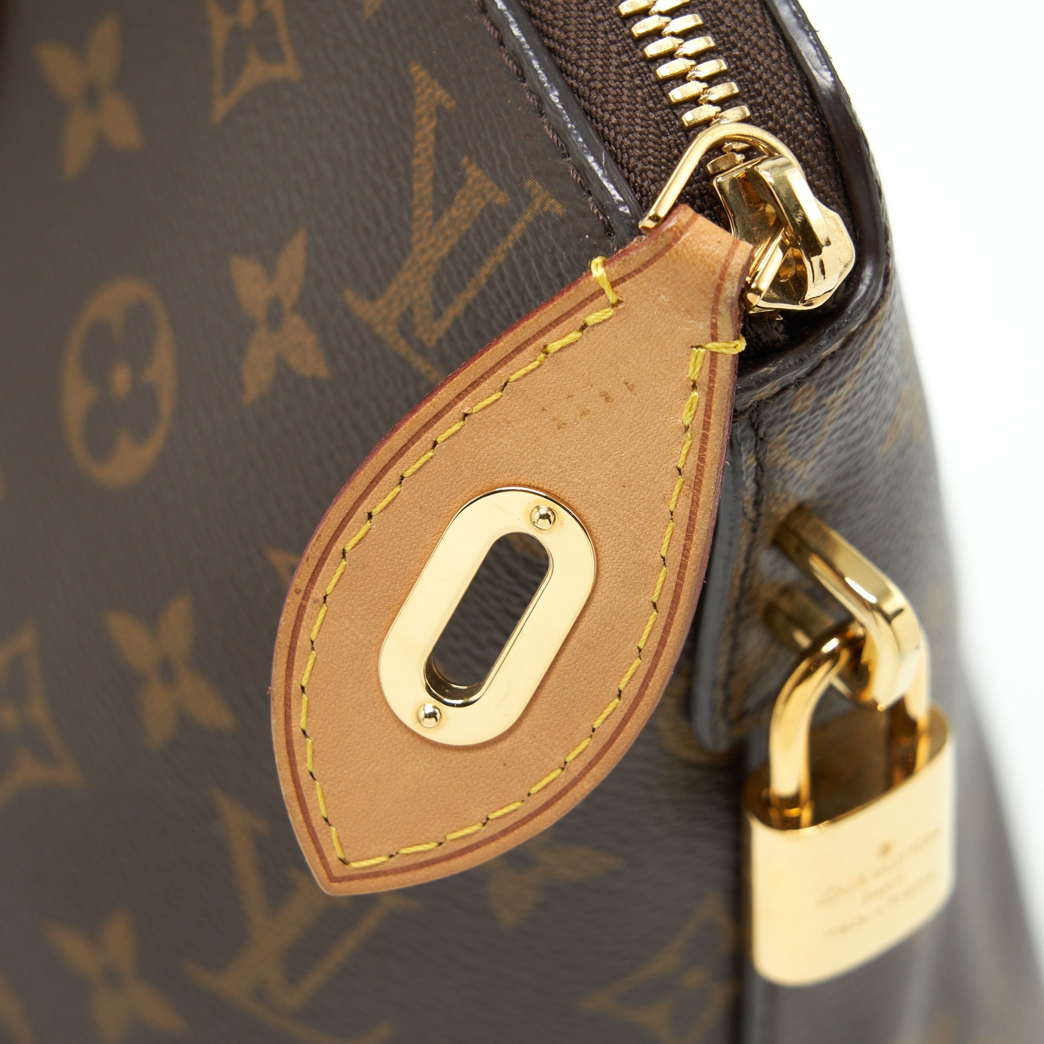 LOUIS VUITTON LOCKIT TOTE BAG MONOGRAM CANVAS GHW