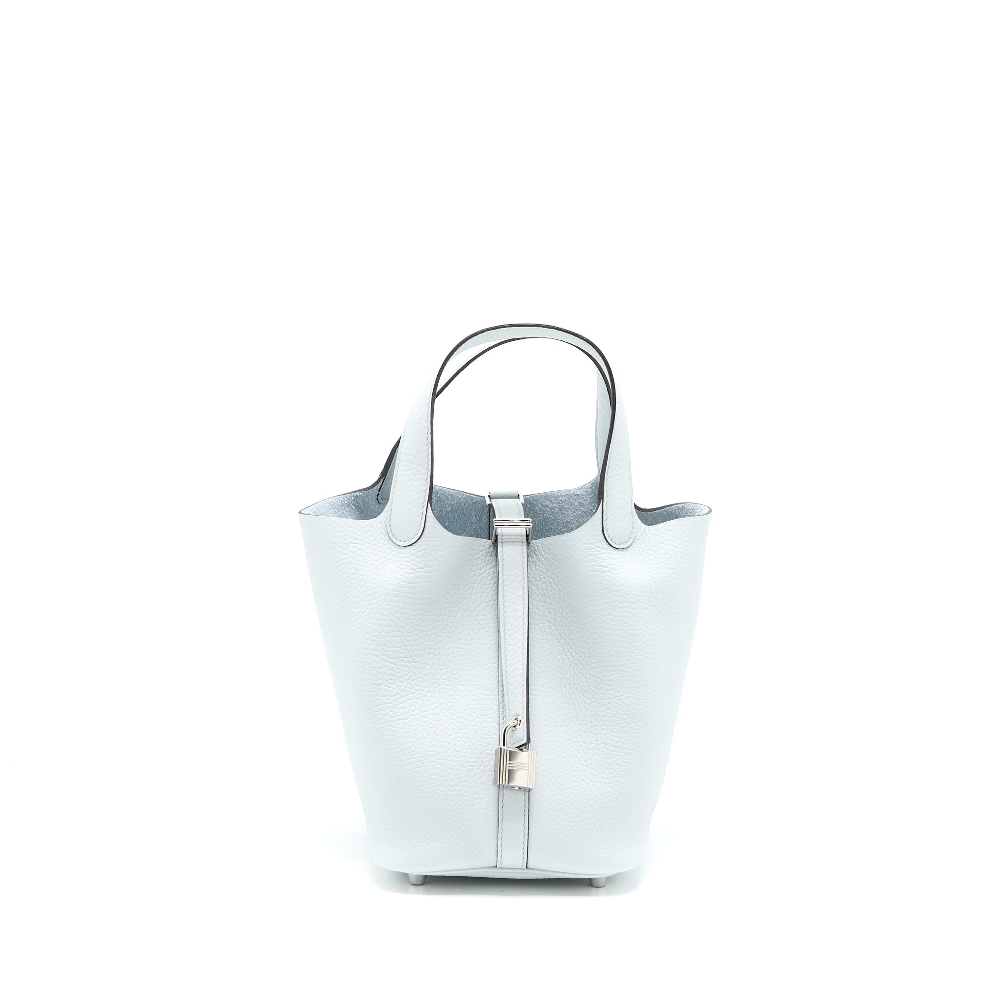 HERMES PICOTIN 18 CLEMENCE BLUE PALE SHW