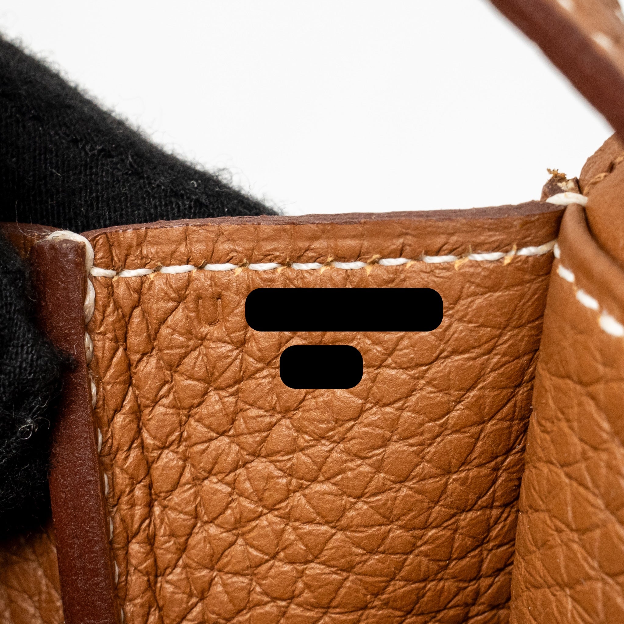 HERMES HALZAN 25 CLEMENCE GOLD SHW
