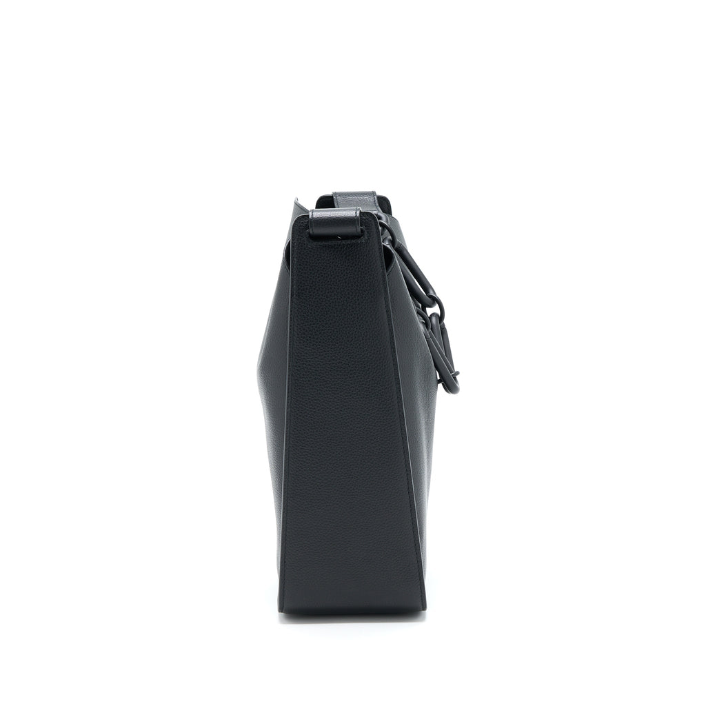 BALENCIAGA TOOL 2.0 NORTH-SOUTH TOTE BAG CALFSKIN BLACK WITH BLACK HARDWARE