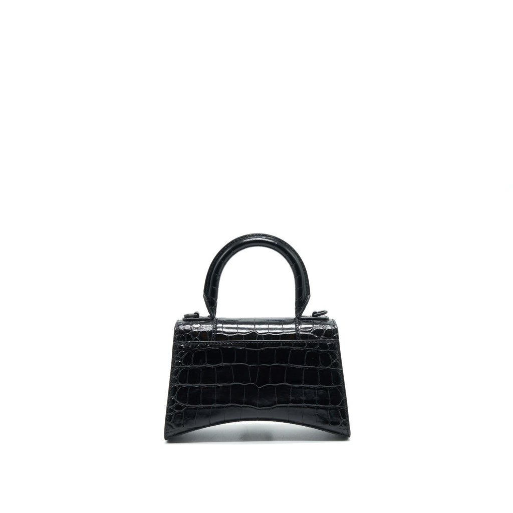 BALENCIAGA HOURGLASS XS SO BLACK