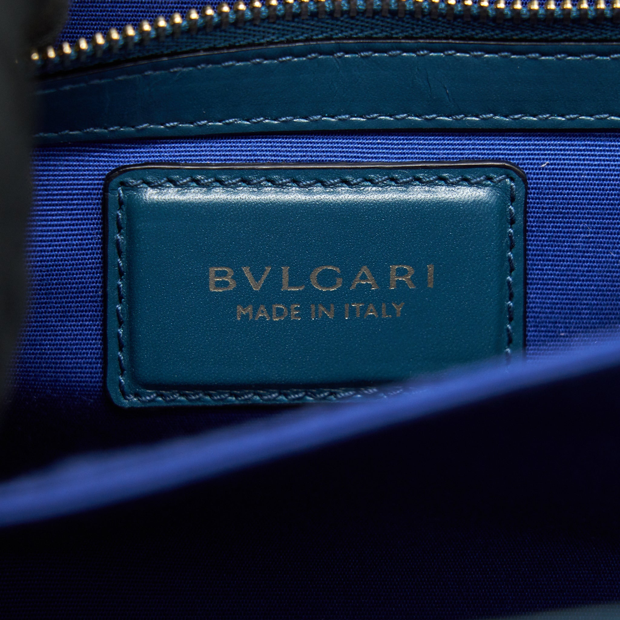 BVLGARI SERPENTI FOREVER TOP HANDLE BAG DARK GREEN