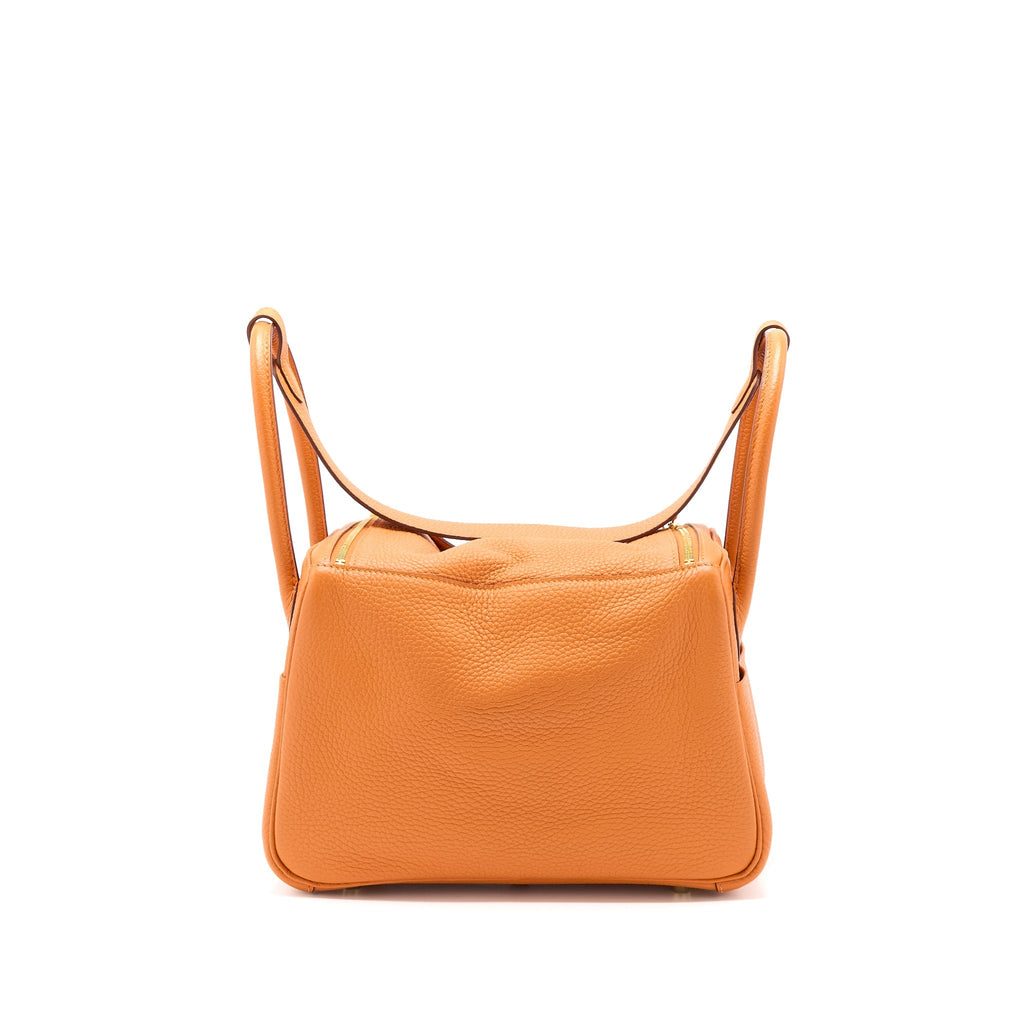 HERMES LINDY 26 CLEMENCE ORANGE GHW