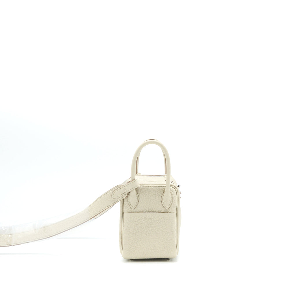 HERMES MINI LINDY CLEMENCE BETON SHW