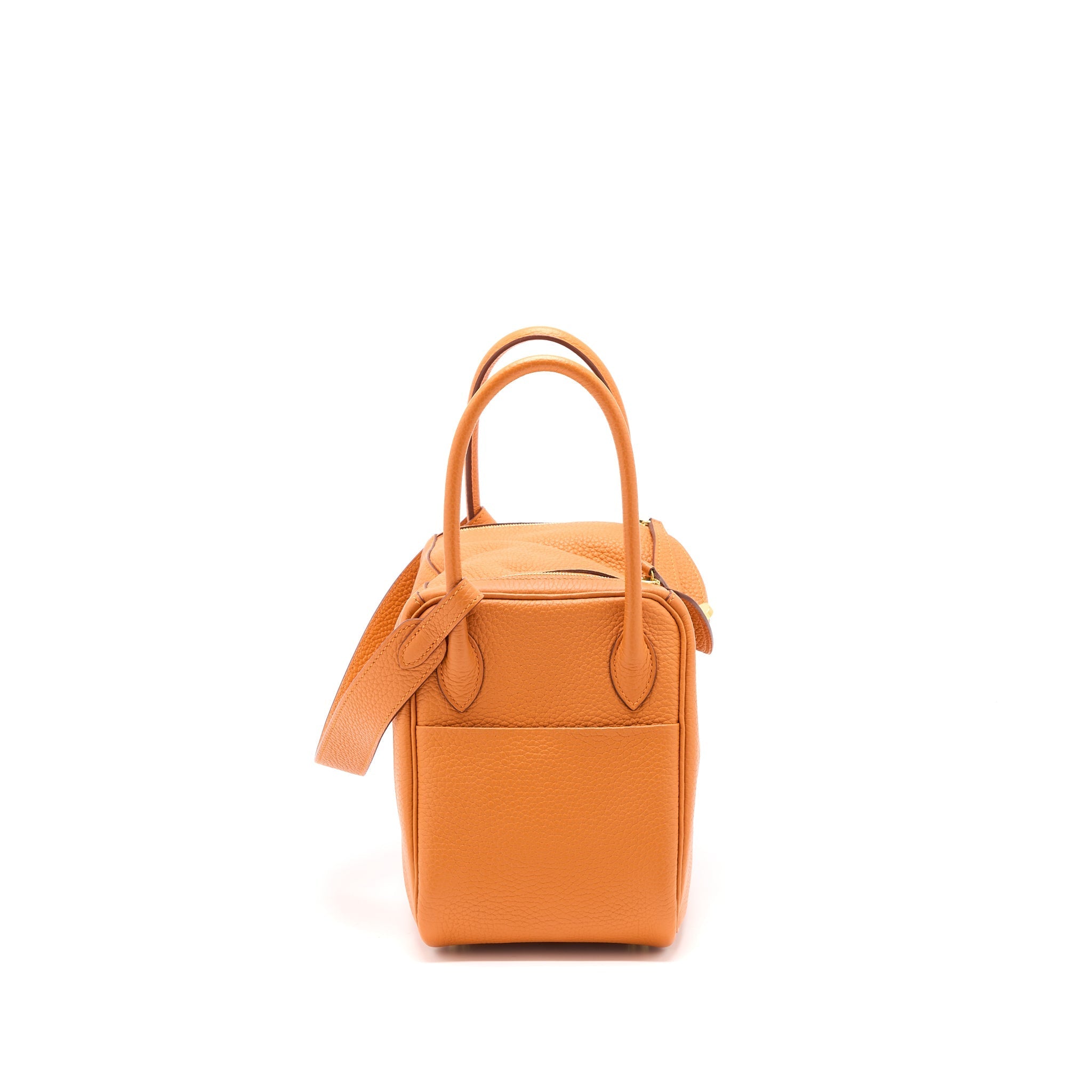 HERMES LINDY 26 CLEMENCE ORANGE GHW