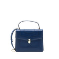 BVLGARI SERPENTI FOREVER TOP HANDLE BAG CALFSKIN DARK BLUE LGHW