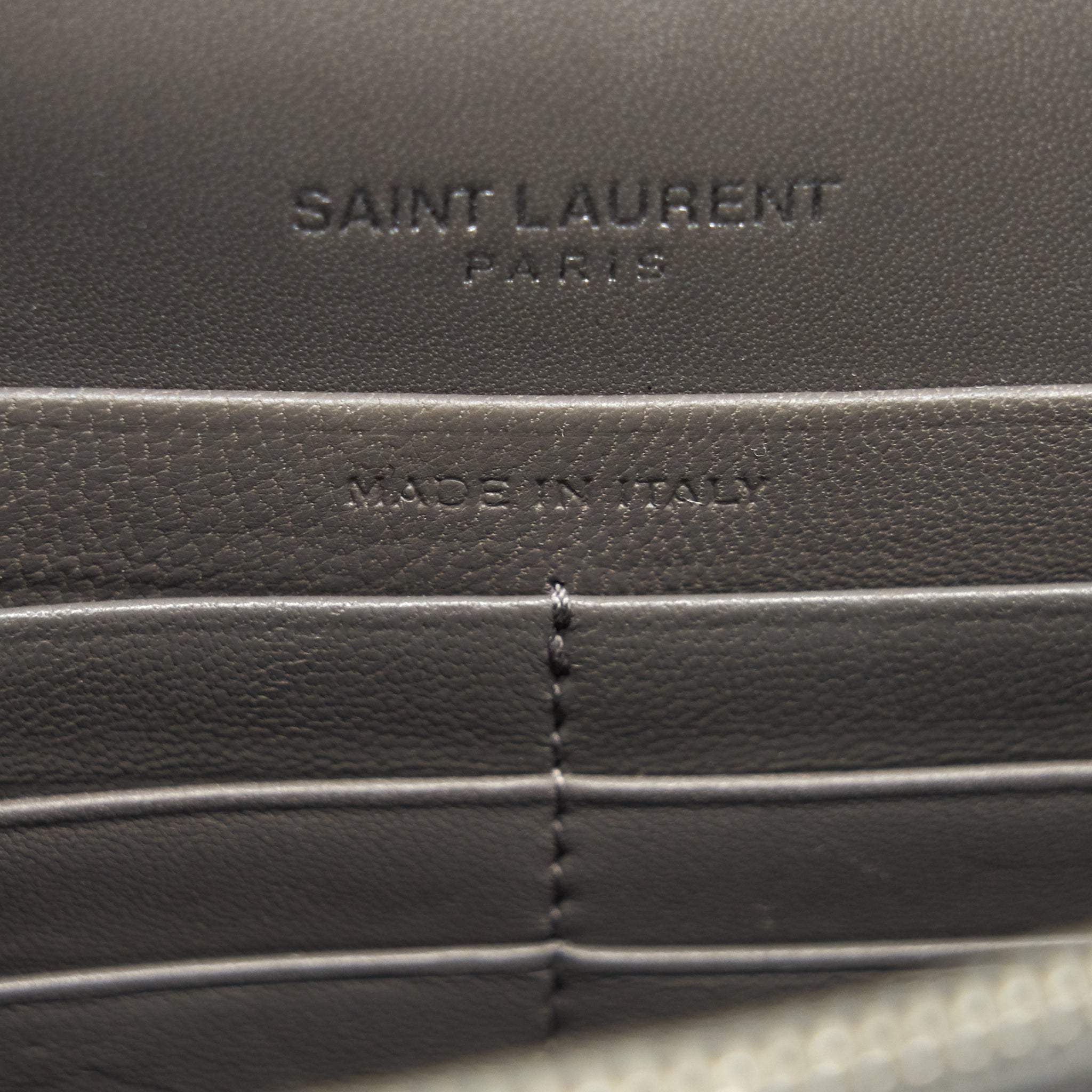 SAINT LAURENT KATE CHAIN WALLET WITH TASSEL