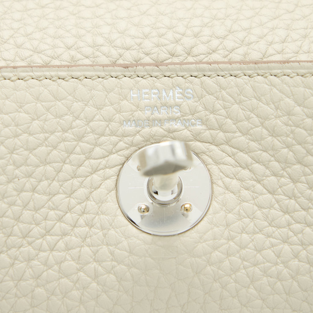 HERMES MINI LINDY CLEMENCE BETON SHW