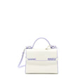 DELVAUX TEMPETE TOTE BAG CALFSKIN WHITE/MULTICOLOUR SHW
