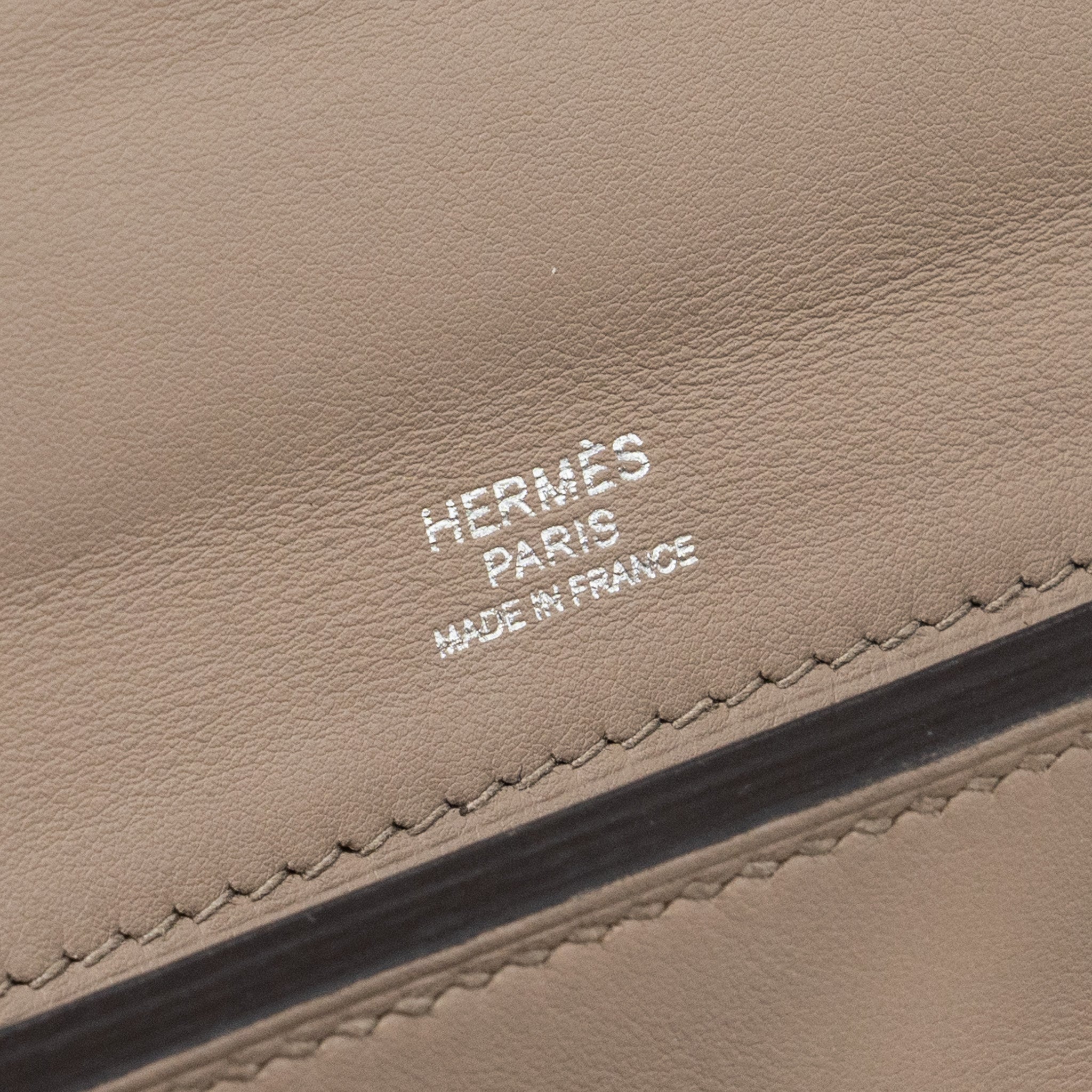 HERMES 2424 24/24 - 29 BAG MAURICE / SWIFT GRIS TOURTERELLE/ GRIS ASPHALTE SHW