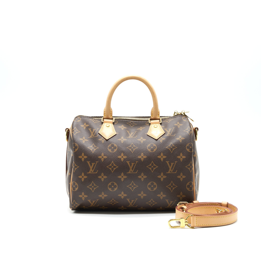 LOUIS VUITTON SPEEDY 25 MONOGRAM CANVAS WITH INITIAL