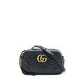 GUCCI GG MARMONT SMALL CAMERA BAG BLACK