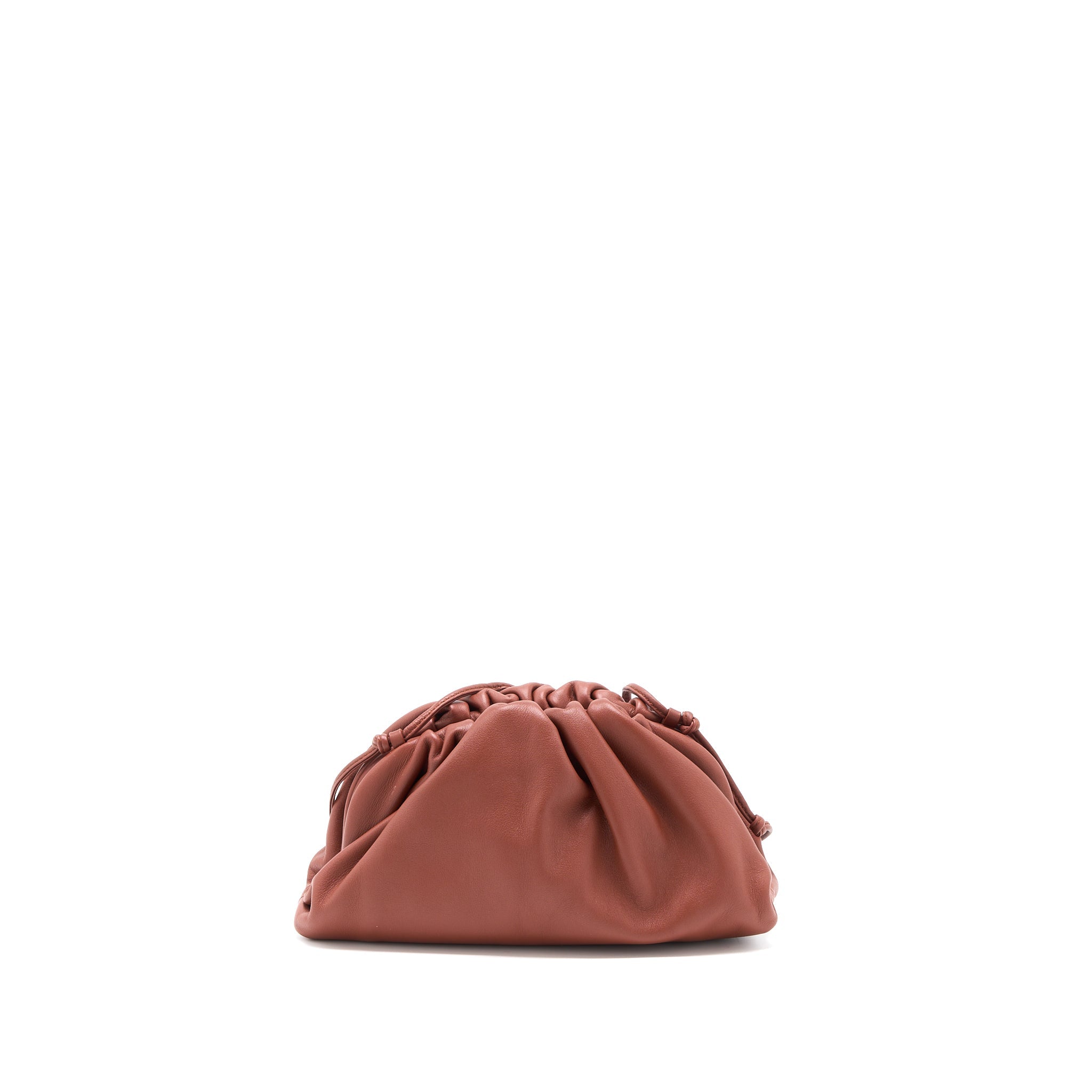 BOTTEGA VENETA MINI POUCH CALFSKIN DARD RED GHW