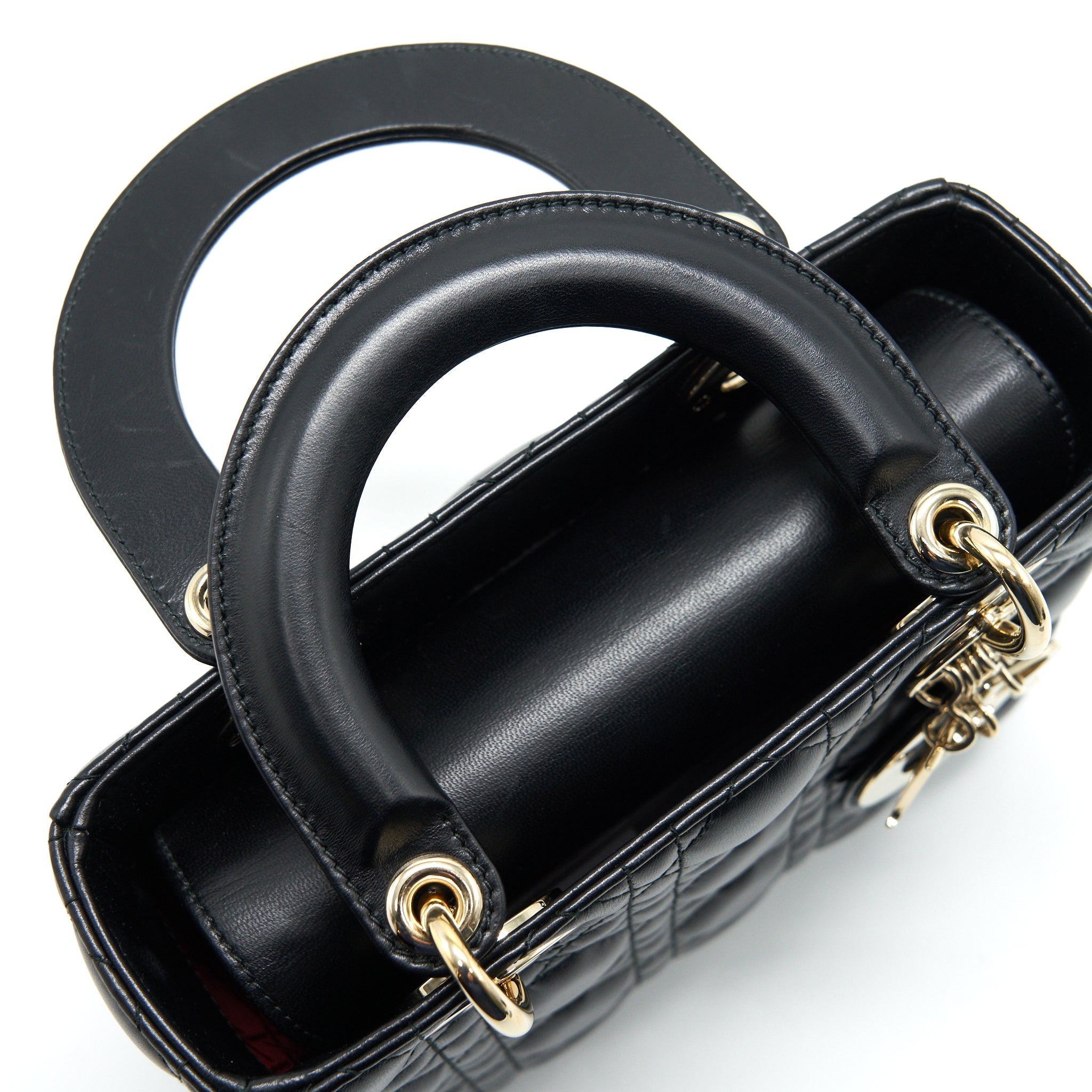 DIOR SMALL LADY DIOR BAG BLACK GHW
