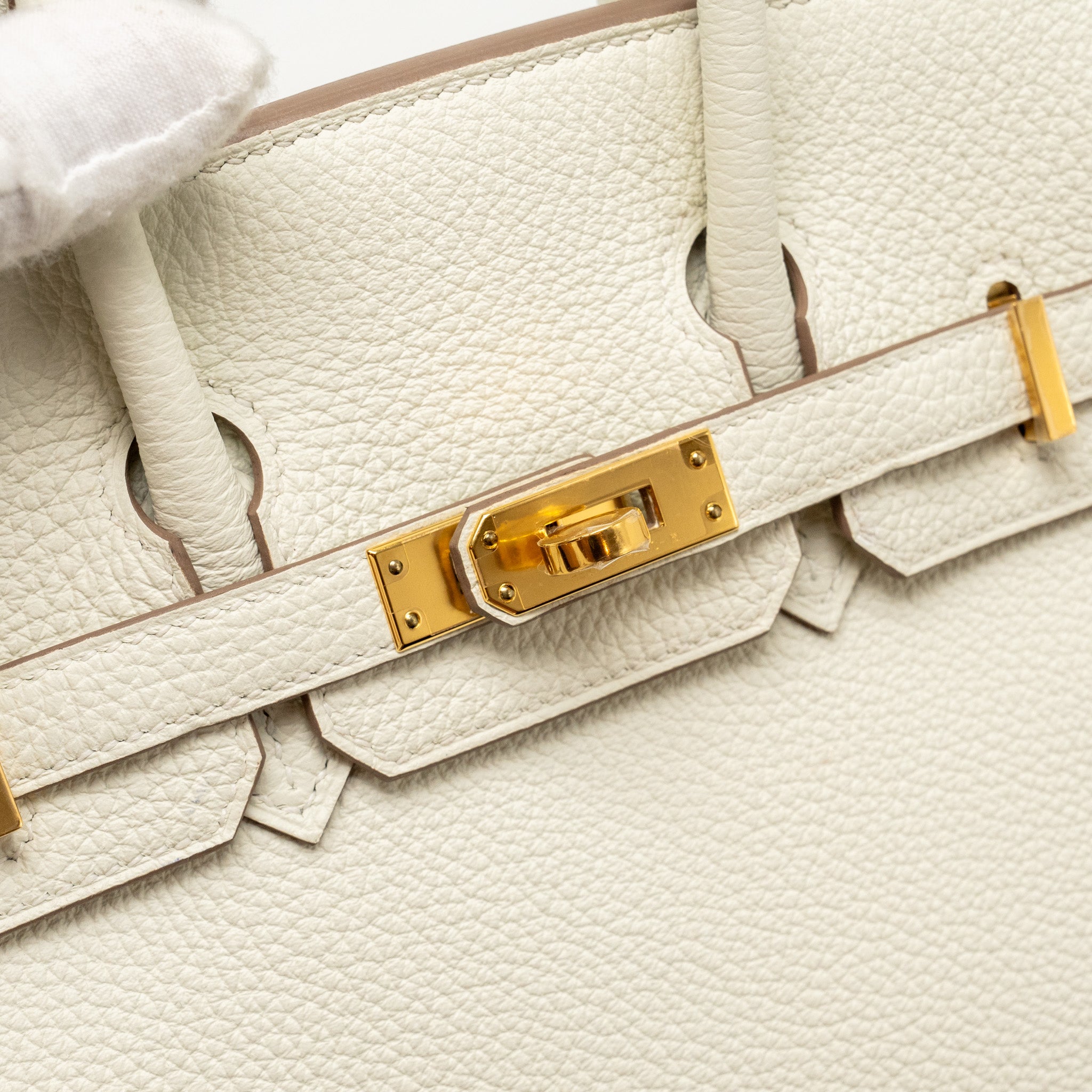 HERMES BIRKIN 25 TOGO MUSHROOM GHW