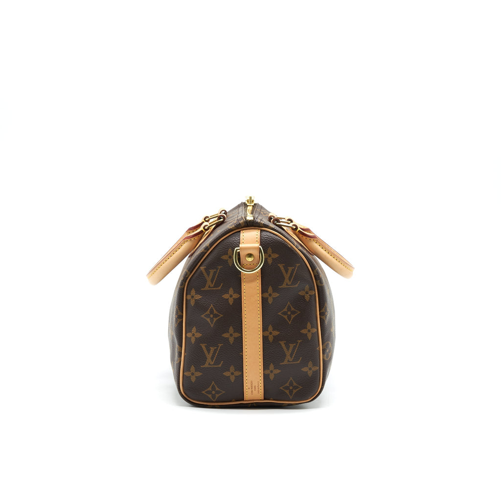 LOUIS VUITTON SPEEDY 25 MONOGRAM CANVAS WITH INITIAL