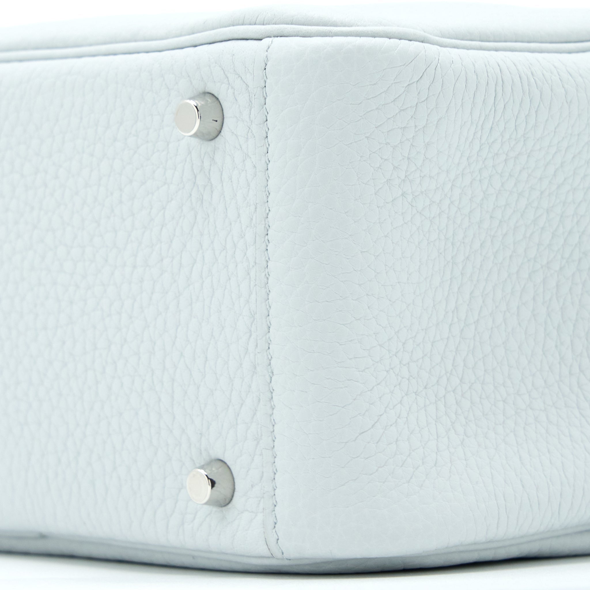 HERMES MINI LINDY CLEMENCE BLUE PALE SHW