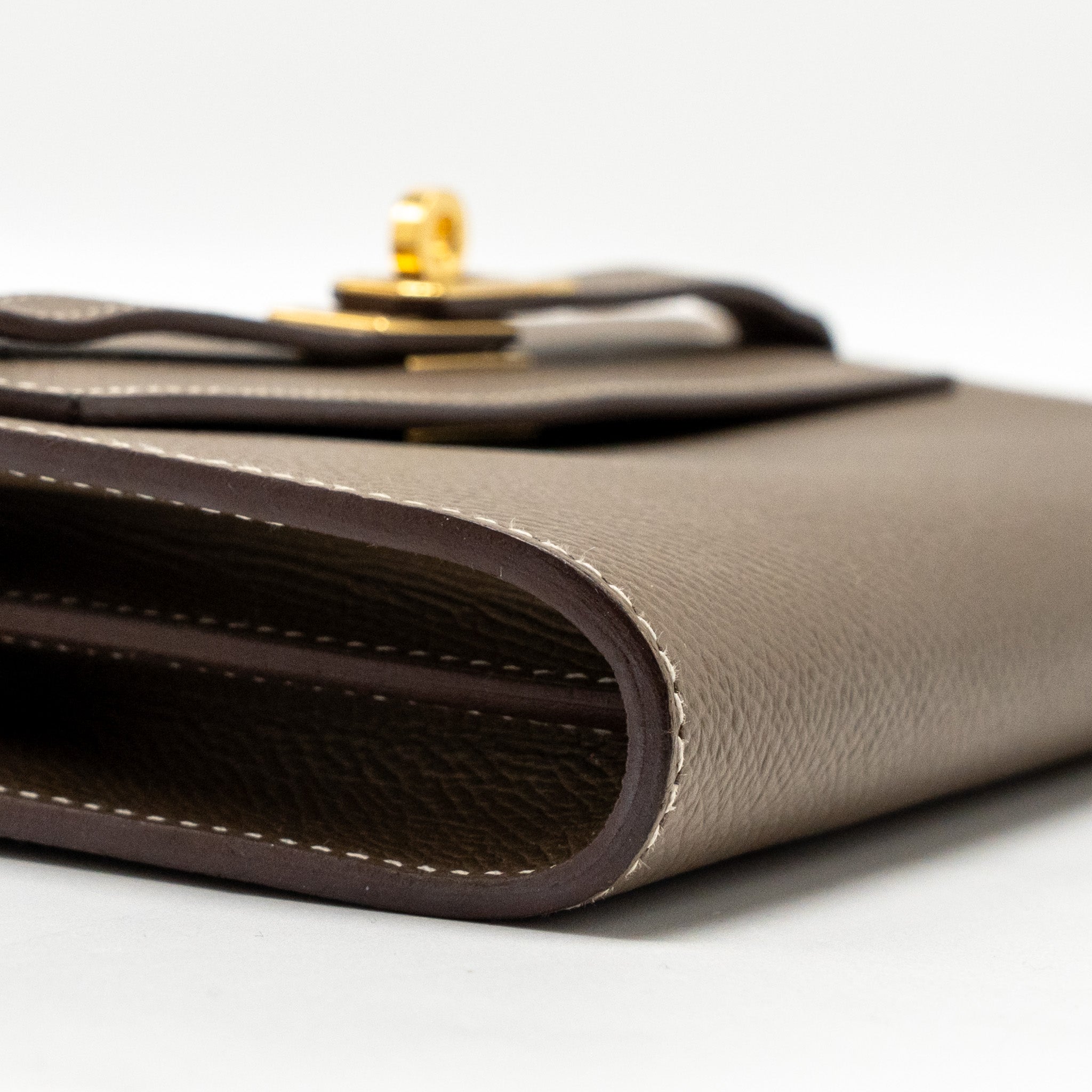 HERMES KELLY TO GO EPSOM ETOUPE GHW
