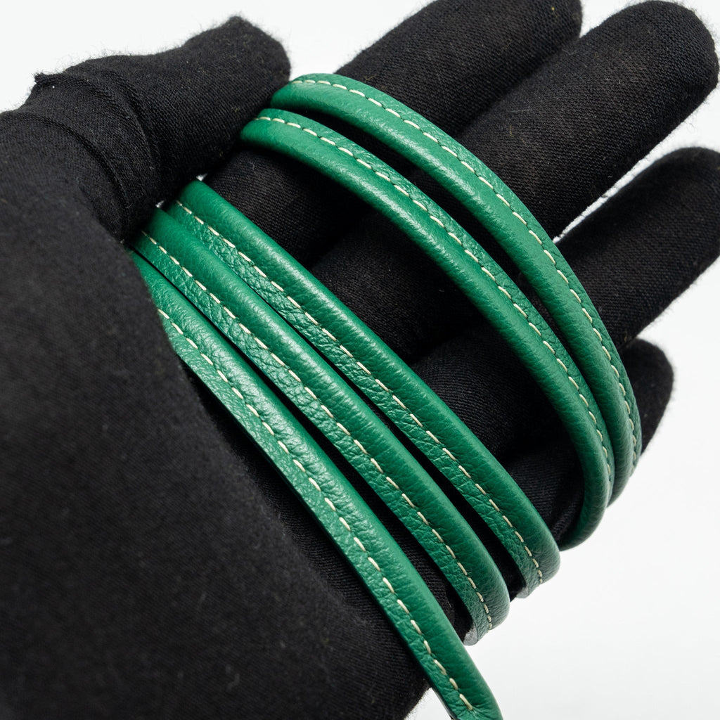 GOYARD PORTEFEUILLE POCHETTE PLUMET GOYARDINE CANVAS VERT SHW
