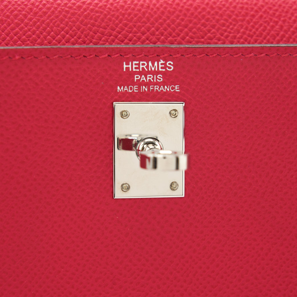 HERMES KELLY 25 EPSOM I6 ROSE EXTREME SHW