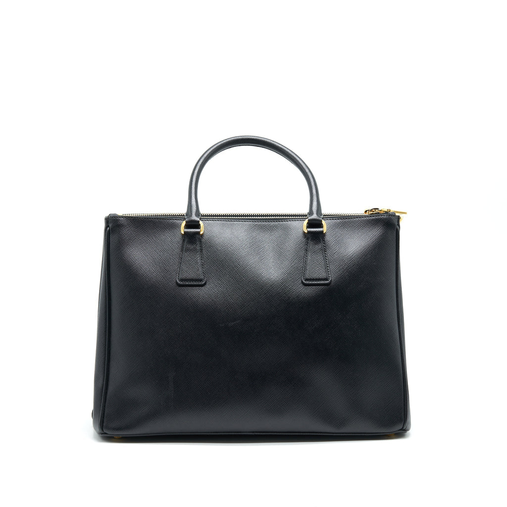 PRADA SAFFIANO TOTE BAG BLACK GHW