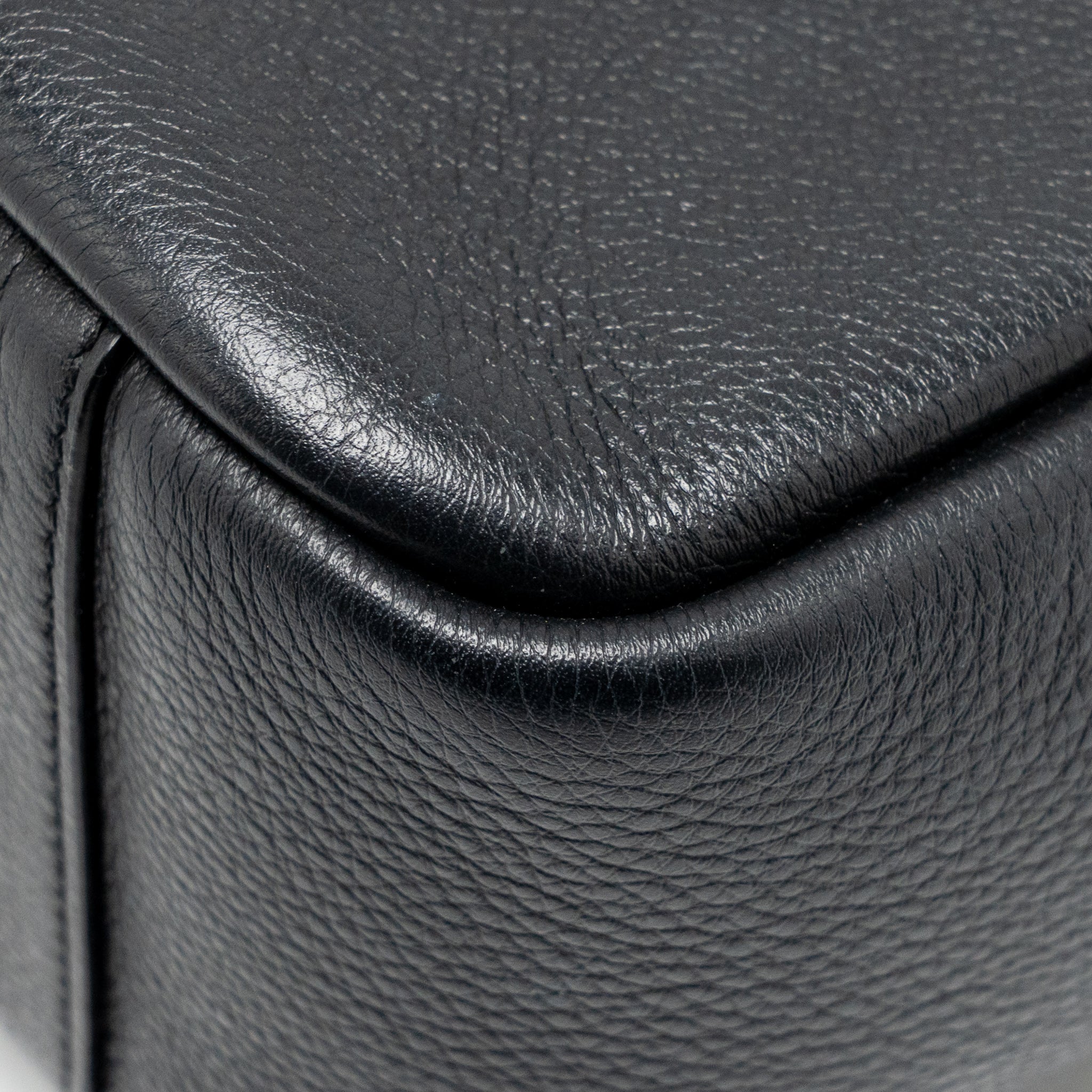SAINT LAURENT LE 5 A 7 SOFT SMALL BAG CALFSKIN BLACK GHW