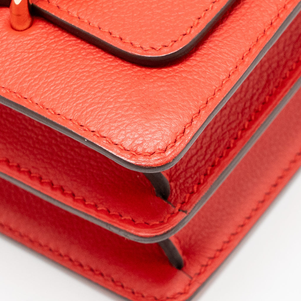 HERMES MINI ROULIS EVERCOLOR S3 ROUGE DE COEUR LGHW
