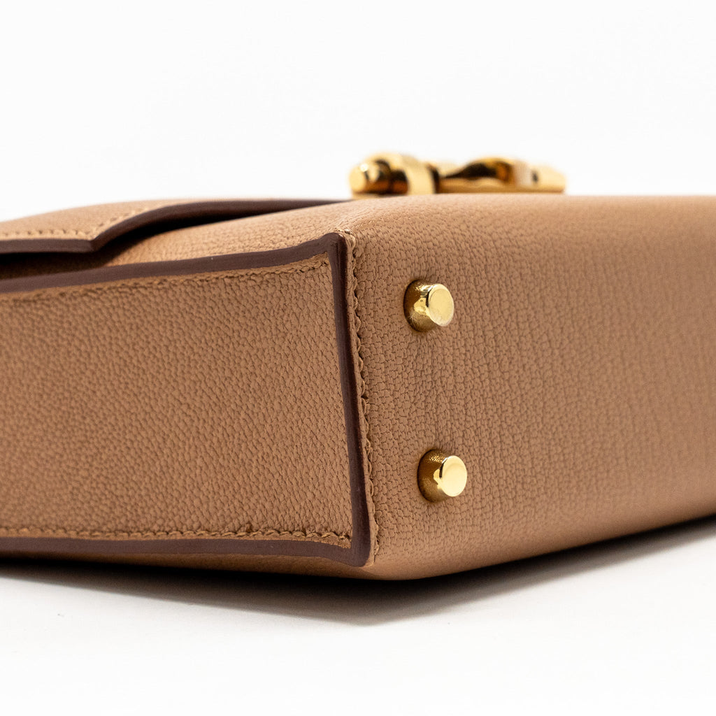 HERMES MINI VERROU CHÈVRE MYSORE 2J QUEBRACHO LGHW