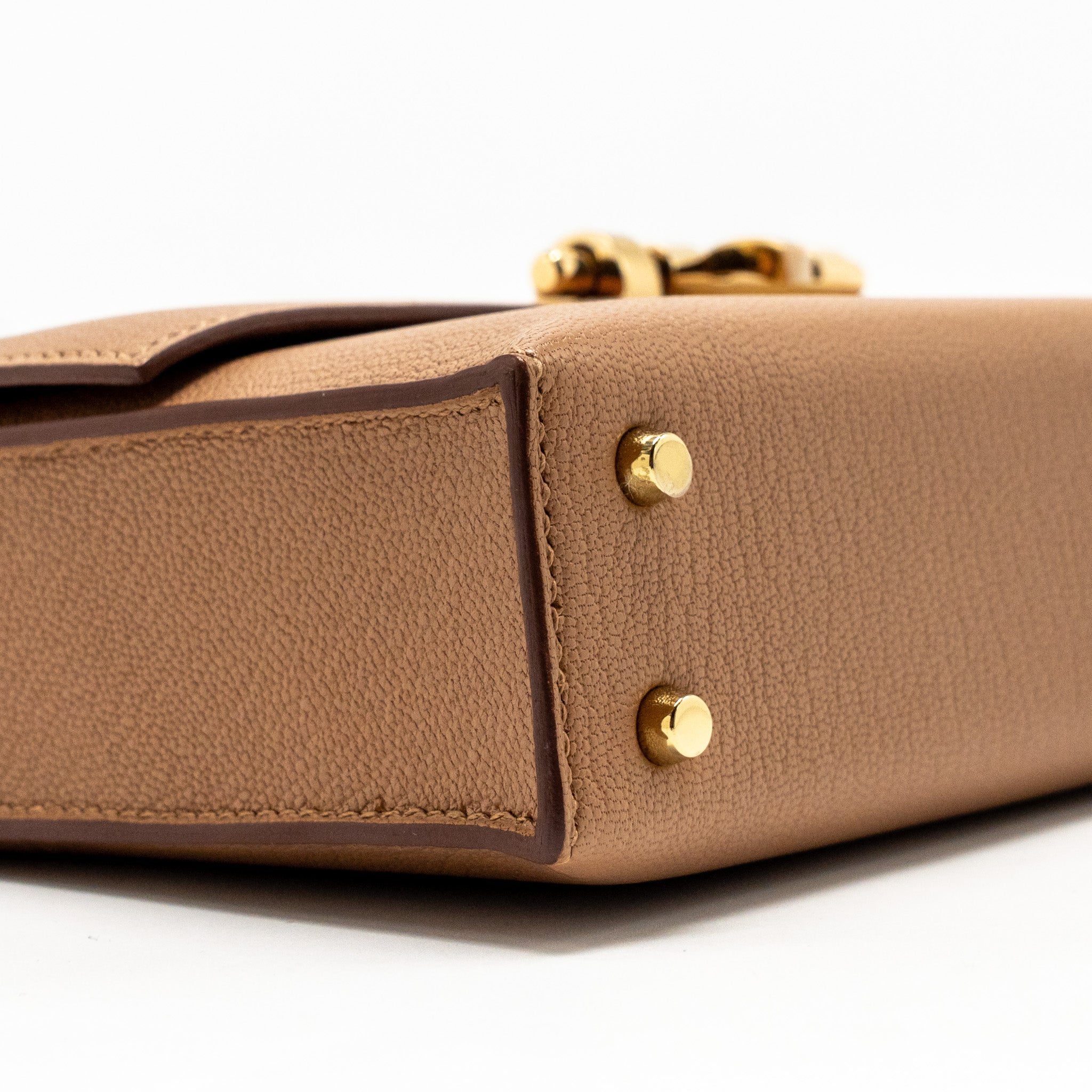 HERMES MINI VERROU CHÈVRE MYSORE 2J QUEBRACHO LGHW
