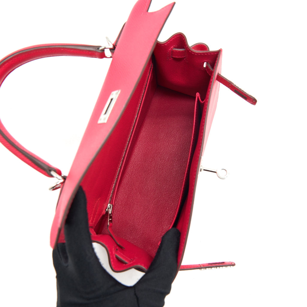 HERMES KELLY 25 EPSOM I6 ROSE EXTREME SHW