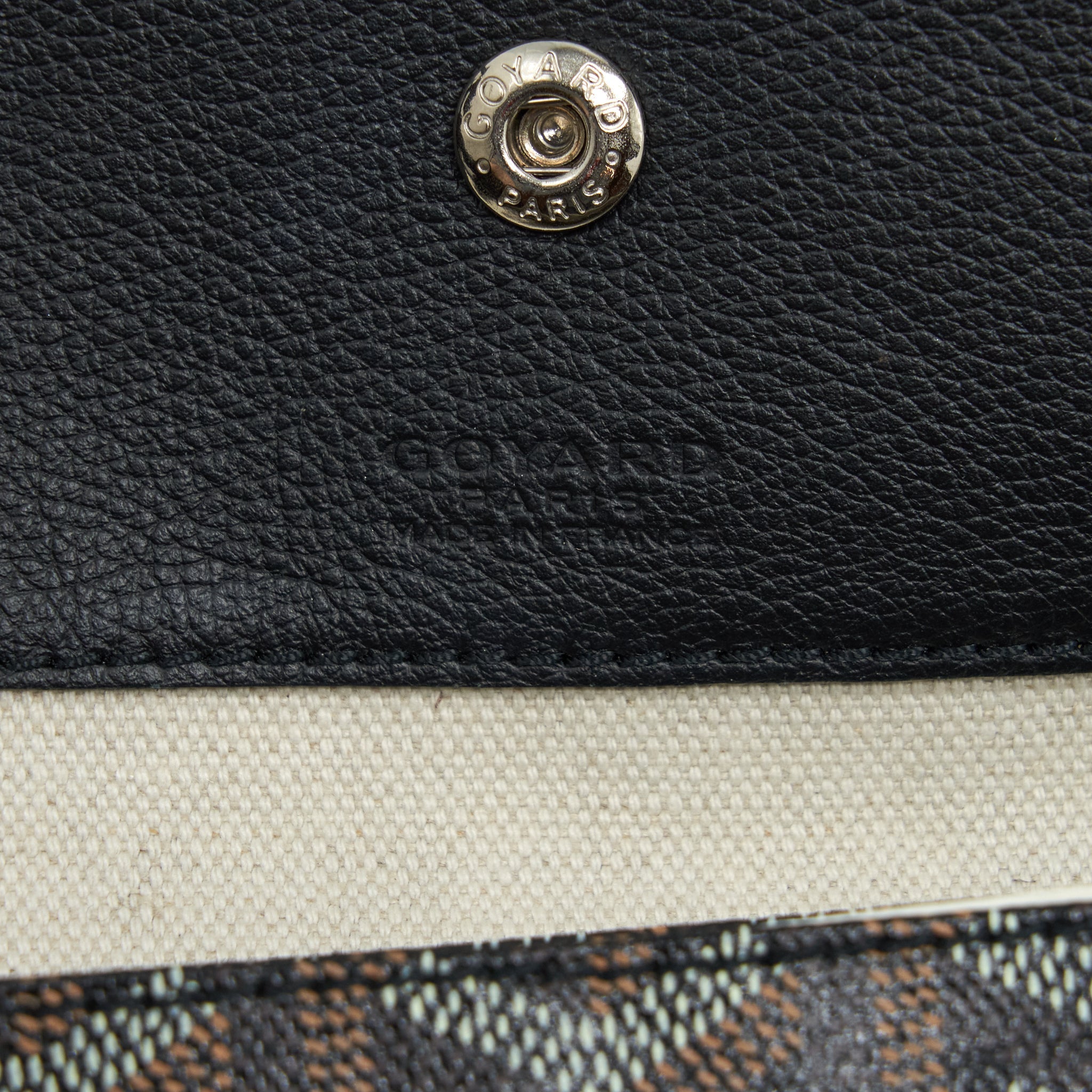 GOYARD SAINT LOUIS TOTE PM BLACK/MULTICOLOUR