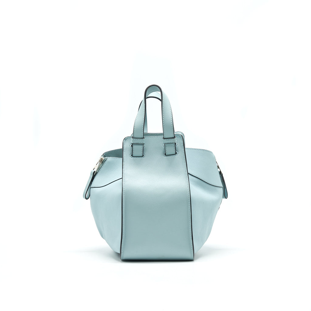 LOEWE HAMMOCK SMALL SHOULDER BAG AQUA