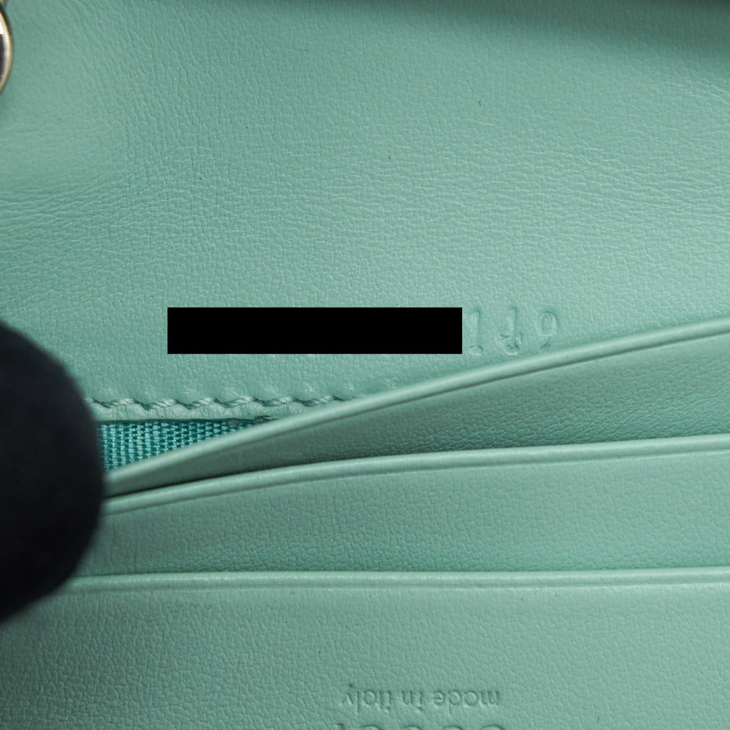 GUCCI PASTEL MARMONT CARDHOLDER ON CHAIN SHW