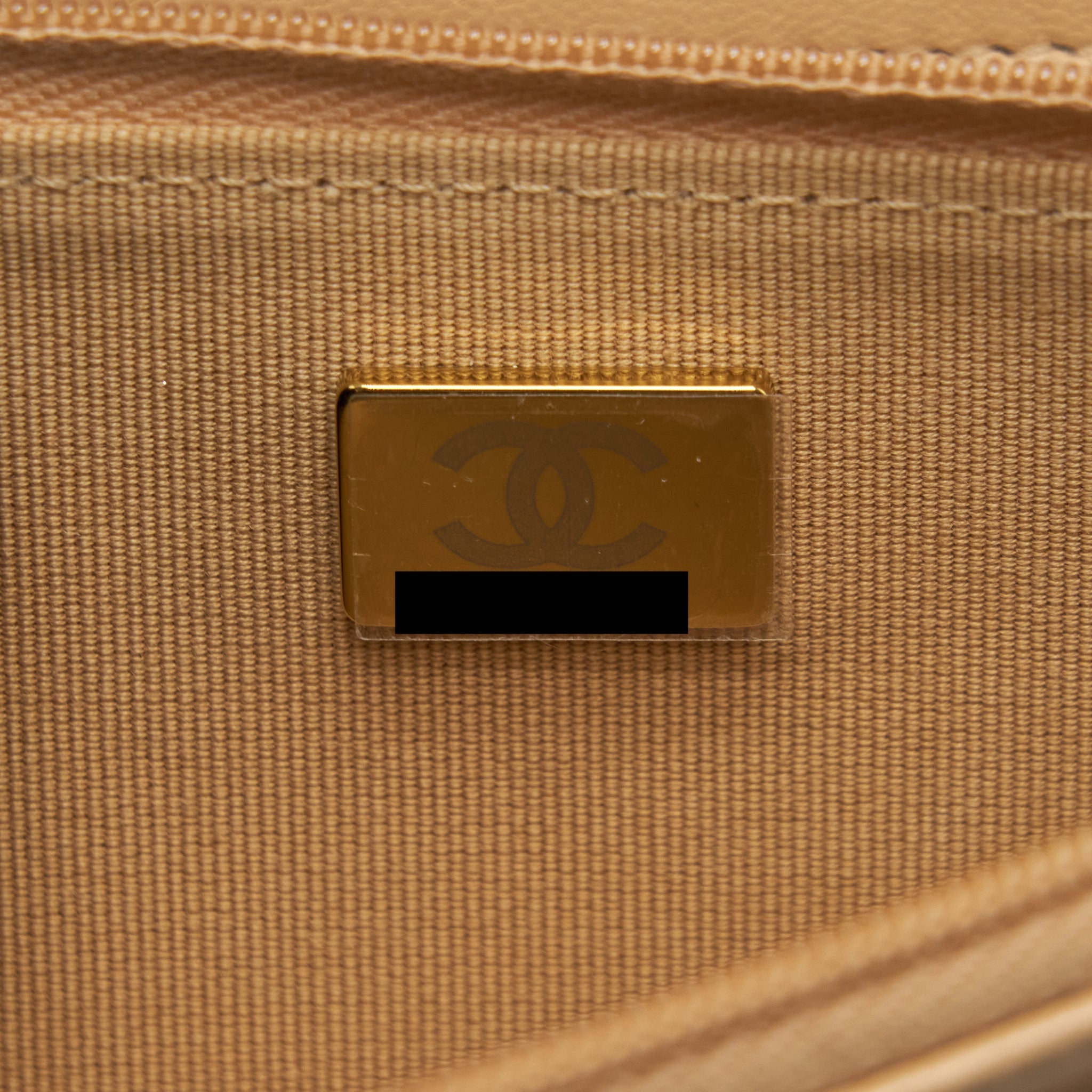 CHANEL CLASSIC WALLET ON CHAIN LAMBSKIN BEIGE LGHW（MICROCHIP）