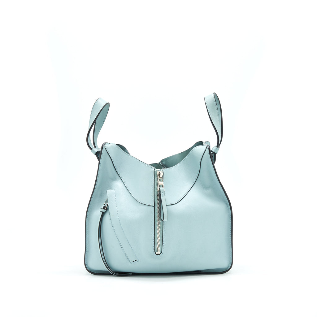 LOEWE HAMMOCK SMALL SHOULDER BAG AQUA