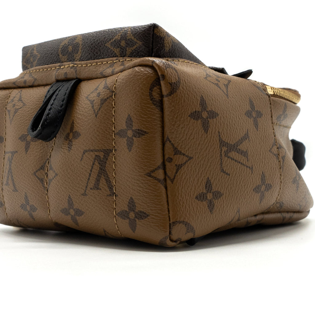 LOUIS VUITTON MINI PALM SPRING BACKPACK REVERSE MONOGRAM CANVAS GHW