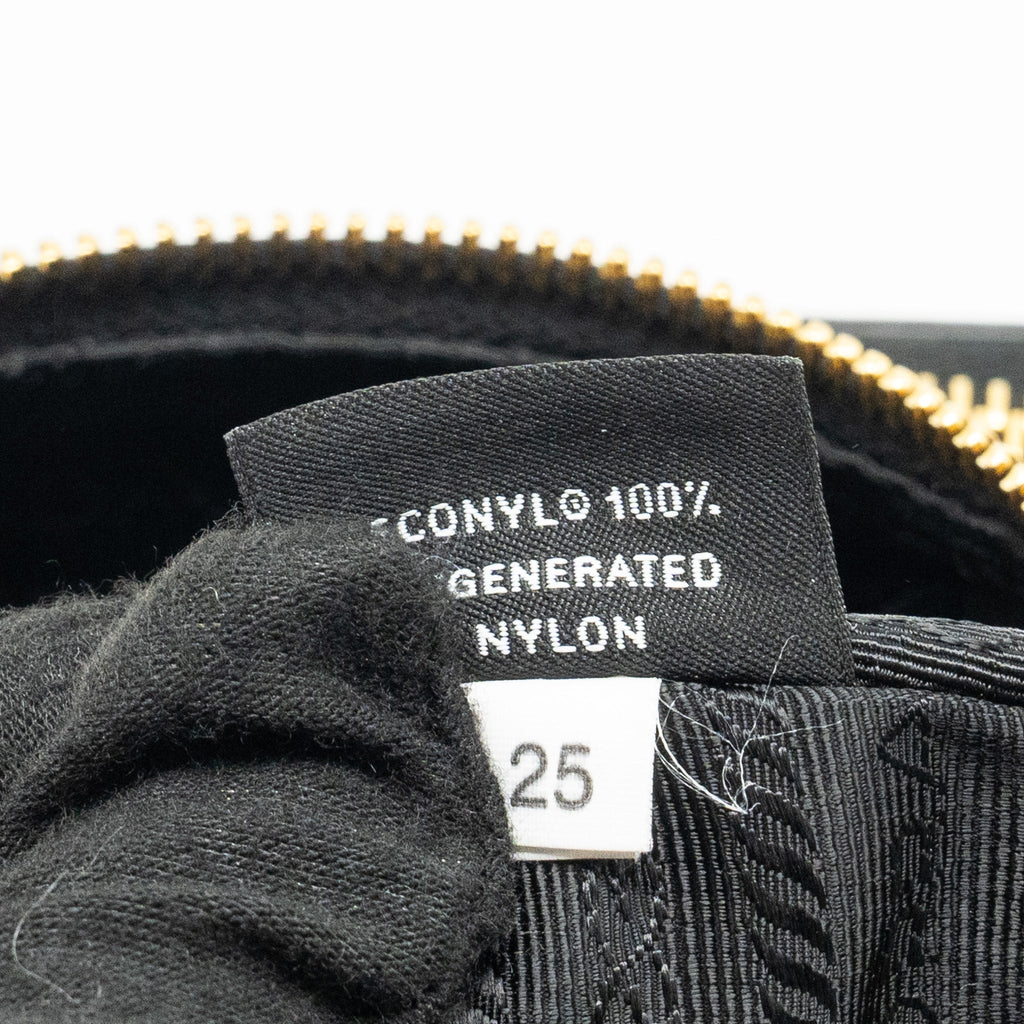 PRADA RE-NYLON MINI BAG NYLON/ CALFSKIN BLACK GHW