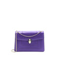 BVLGARI SERPENTI FOREVER SHOULDER BAG CALFSKIN PURPLE GHW