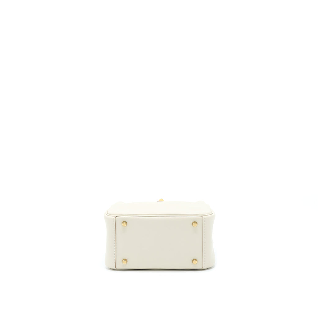 HERMES MINI LINDY SWIFT GRIS PERLE GHW