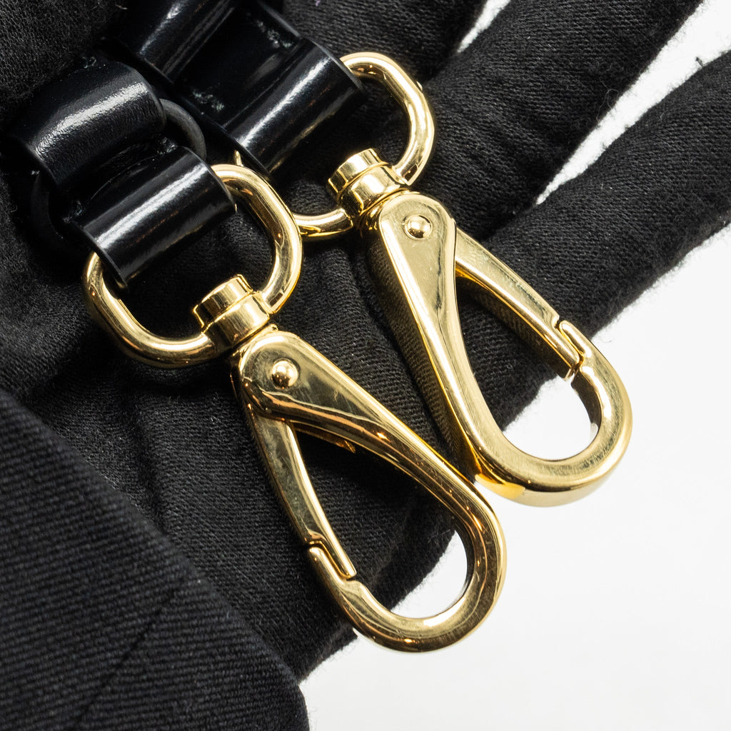 PRADA RE-NYLON MINI BAG NYLON/ CALFSKIN BLACK GHW