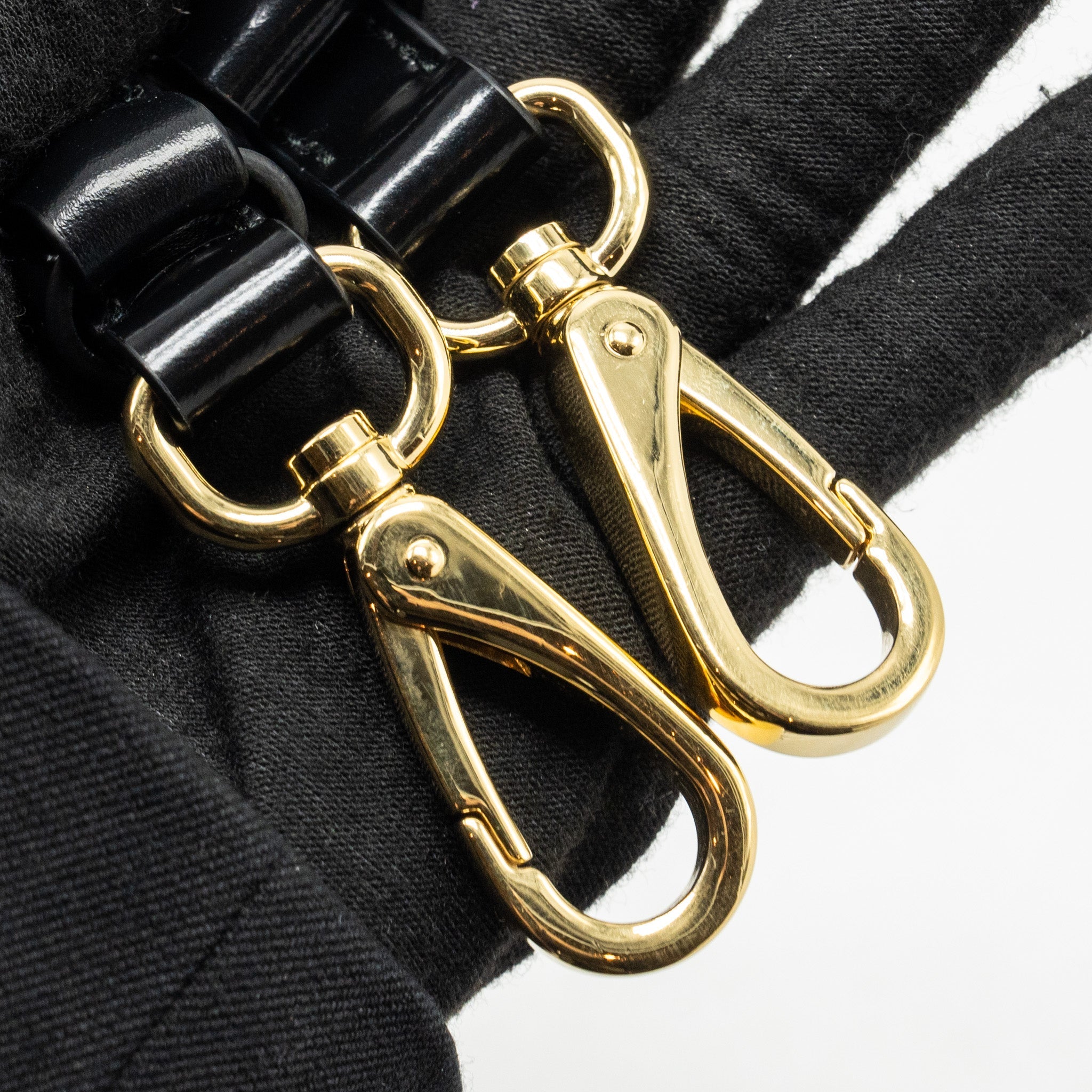 PRADA RE-NYLON MINI BAG NYLON/ CALFSKIN BLACK GHW