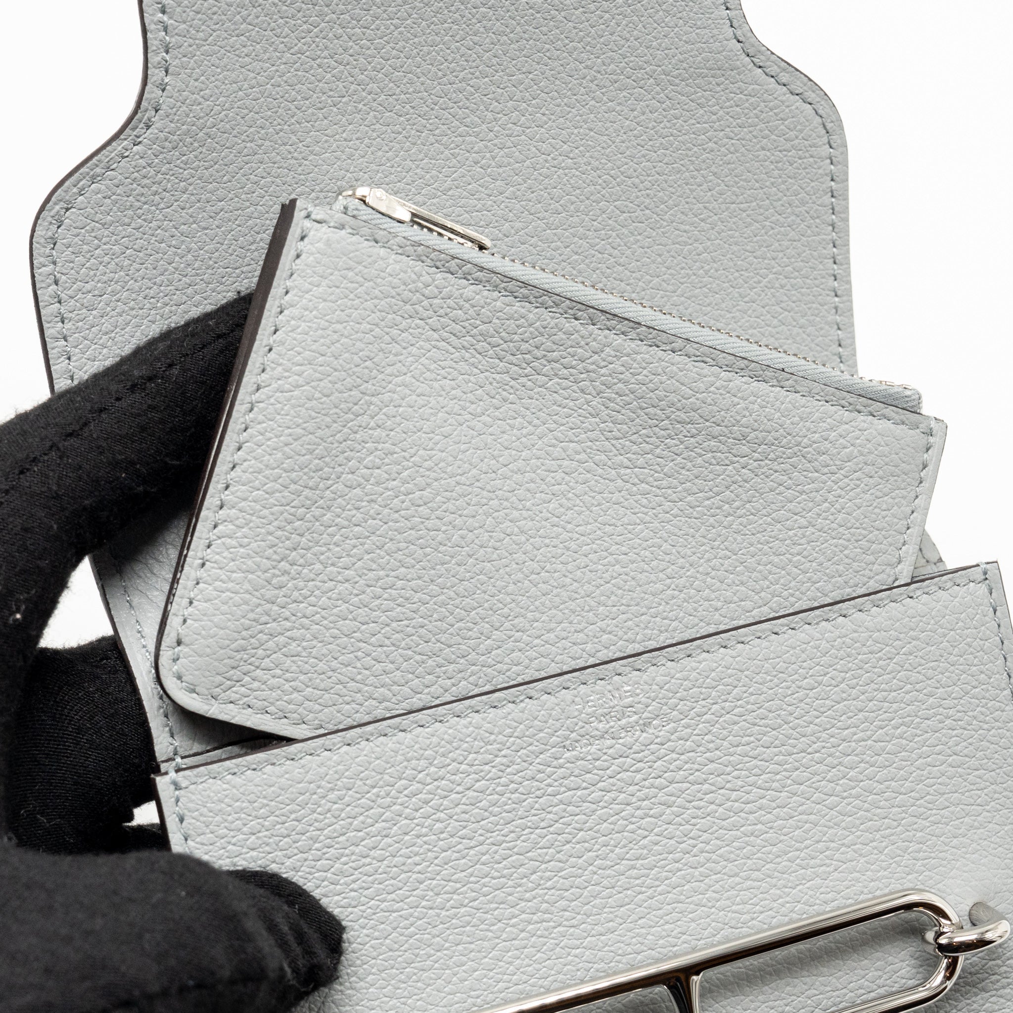 HERMES ROULIS SLIM EVERCOLOR BLUE GLACIER SHW