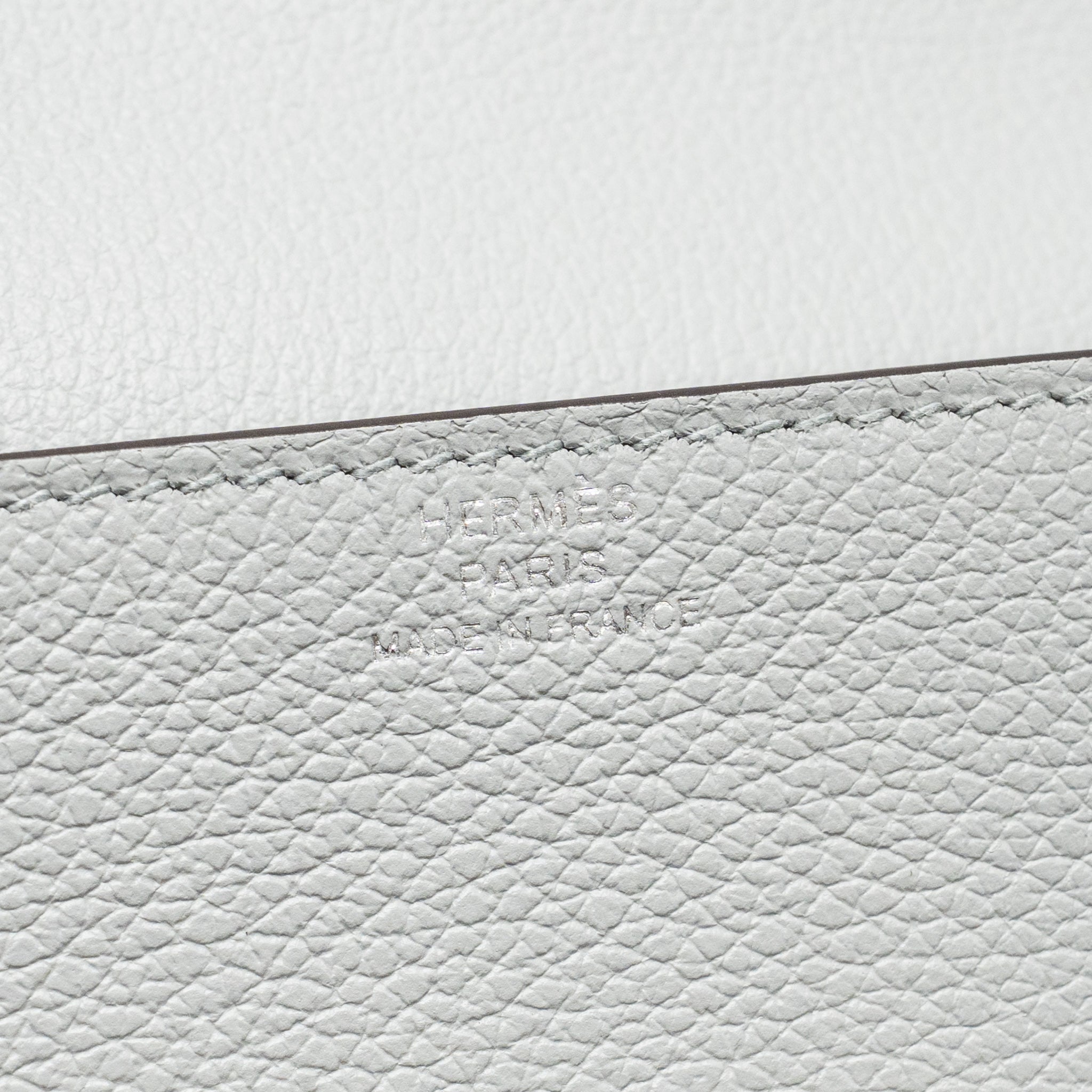 HERMES ROULIS SLIM EVERCOLOR BLUE GLACIER SHW